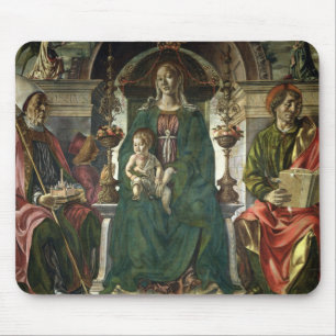Die Jungfrau und die Heiligen, 1474 Mousepad