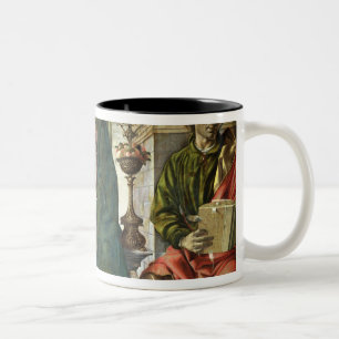 Die Jungfrau und die Heiligen, 1474 Zweifarbige Tasse