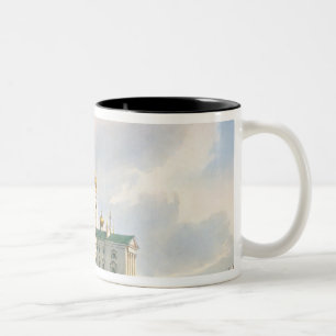 Die Jungfrau von Vladimir Kirche Zweifarbige Tasse