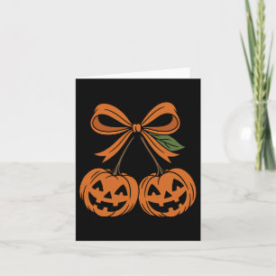 Die Jungs des Herbstes Vintagen Beängstigenden Hor Karte