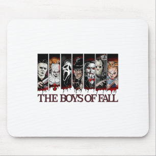 Die Jungs des Herbstes Vintagen Beängstigenden Hor Mousepad