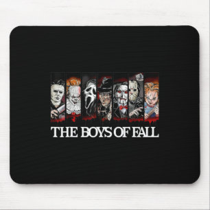 Die Jungs des Herbstes Vintagen Beängstigenden Hor Mousepad