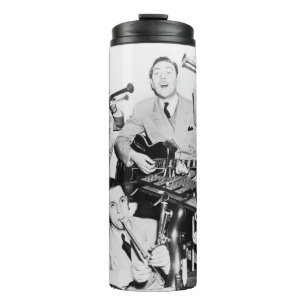 Die Jungs in Bandvintage, Musik, Band, Retro, s Thermosbecher