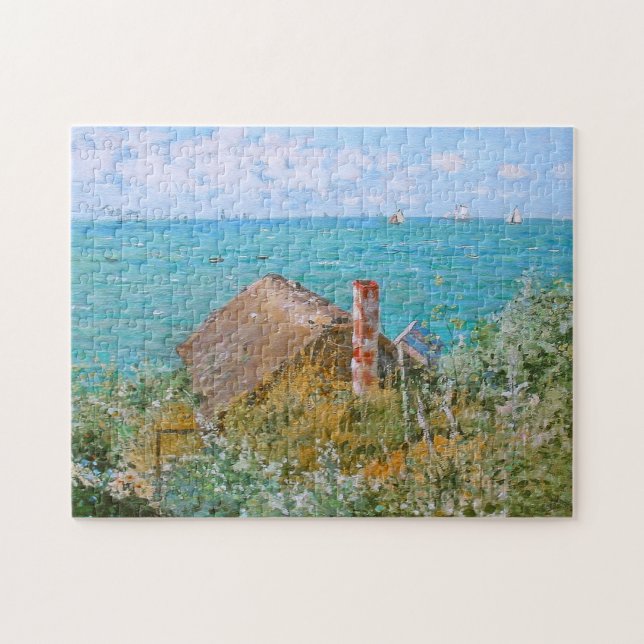 Die Kabine in Sainte-Adresse Monet Fine Art Puzzle (Horizontal)