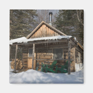 Die Kabinen am Kleinen Lyford-Teich des AMC Magnet