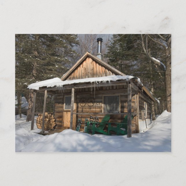 Die Kabinen am Kleinen Lyford-Teich des AMC Postkarte (Vorderseite)