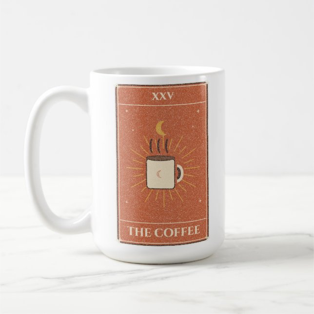 Die Kaffee-Tarotkarte Kaffeetasse (Links)