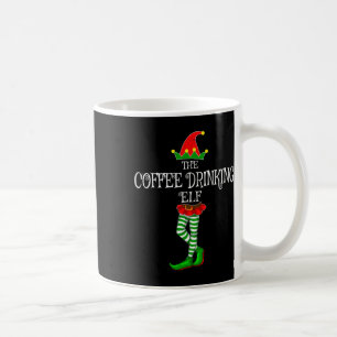Die Kaffee trinkende Elf Familie passt zu Weihnach Kaffeetasse