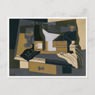 Die Kaffeemühle von Juan Gris Postkarte