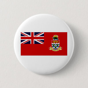 Die Kaimaninseln-Flagge Button
