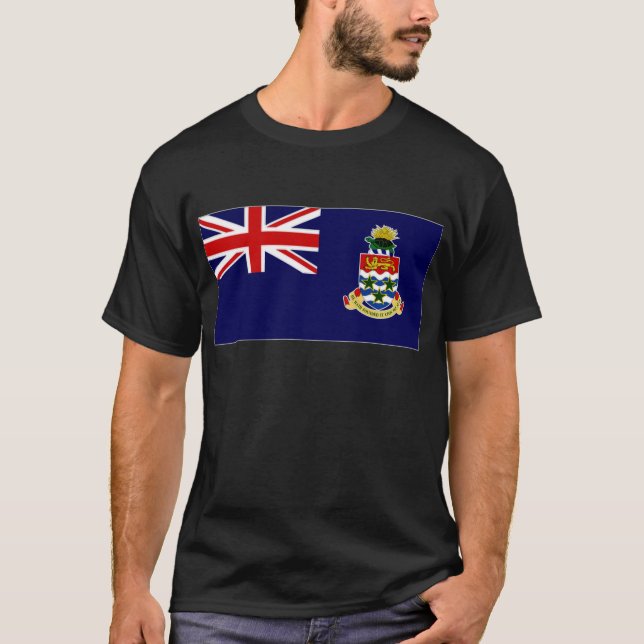 Die Kaimaninseln-Flagge T-Shirt (Vorderseite)