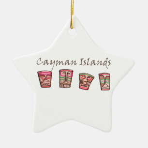 Die Kaimaninseln Keramikornament