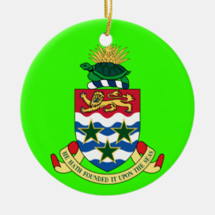 Die KAIMANINSELN - kundenspezifische Keramikornament