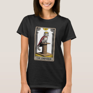 Die Kaiser-Tarotkarte Mystische Katze Kratzbaum T-Shirt
