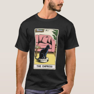Die Kaiserin Roboter Staubsauger Katze Lustige Tar T-Shirt