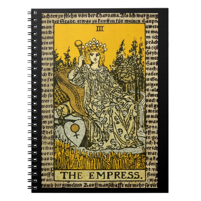 Die Kaiserin Tarot Notizblock (Vorderseite)