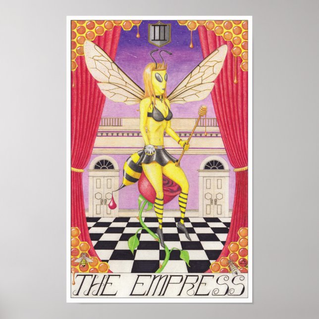Die Kaiserin-Tarotkarte Poster (Vorne)