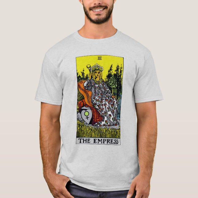 Die Kaiserin-Tarotkarte T-Shirt (Vorderseite)