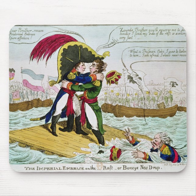 Die Kaiserumarmung oder Boneys neue der Tropfen Mousepad (Vorne)