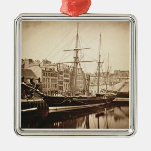 Die Kaiseryacht "La Reine Hortense" bei Le Havre Ornament Aus Metall