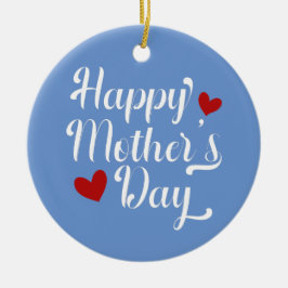 Die Kalligraphie der einfachen glücklichen Mutter Keramik Ornament