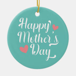 Die Kalligraphie der einfachen glücklichen Mutter Keramik Ornament