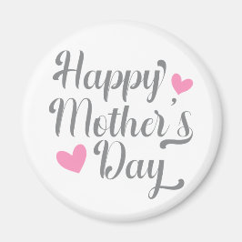 Die Kalligraphie der einfachen glücklichen Mutter Magnet