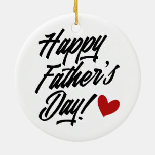 Die Kalligraphie des einfachen glücklichen Vaters  Keramik Ornament