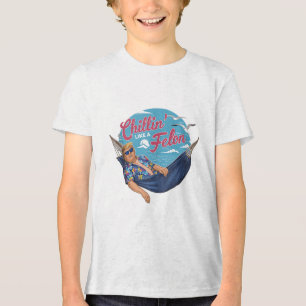 Die Kälte wie ein Felon Funny Trump Summer Beach U Tri-Blend Shirt