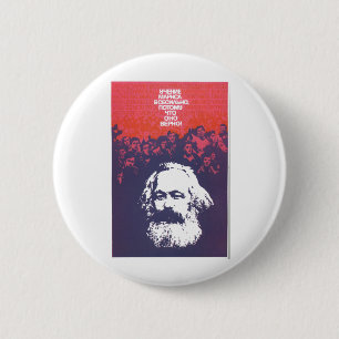 Die kalter Kriegs-Sowjetunions-Propaganda-Plakate Button