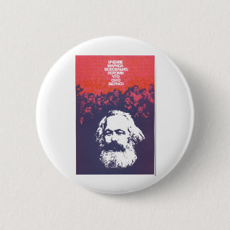 Die kalter Kriegs-Sowjetunions-Propaganda-Plakate Button