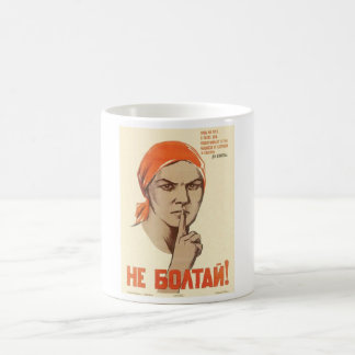Die kalter Kriegs-Sowjetunions-Propaganda-Plakate Kaffeetasse