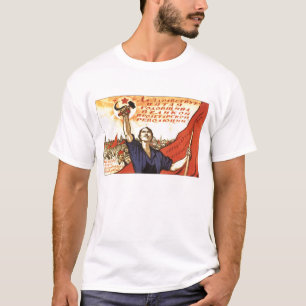 Die kalter Kriegs-Sowjetunions-Propaganda-Plakate T-Shirt