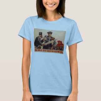 Die kalter Kriegs-Sowjetunions-Propaganda-Plakate T-Shirt