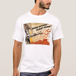 Die kalter Kriegs-Sowjetunions-Propaganda-Plakate T-Shirt