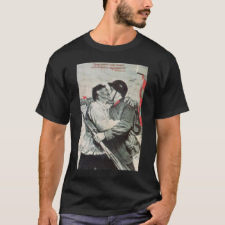 Die kalter Kriegs-Sowjetunions-Propaganda-Plakate T-Shirt