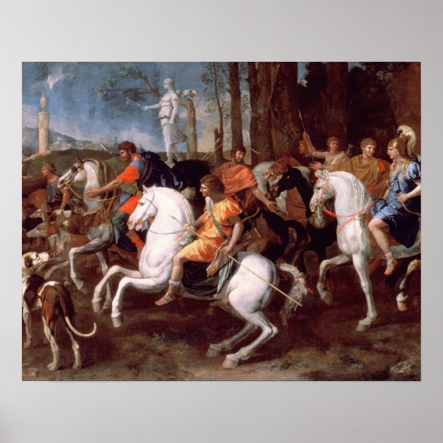 Die kalydonische Boarenjagd, 1637-38 Poster (Vorne)