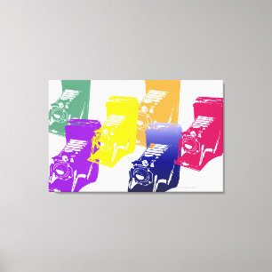 die Kamera - auf Leinwand