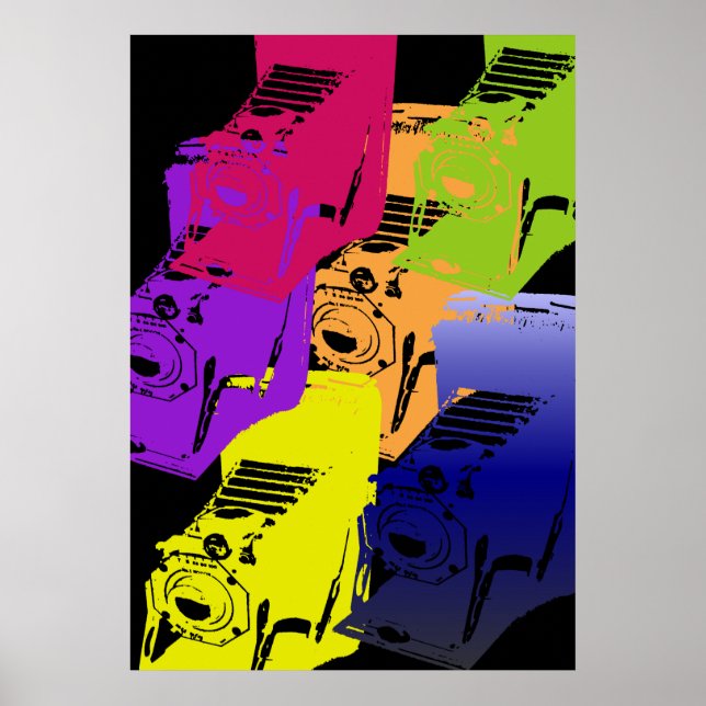 die Kamera - dunkel Poster (Vorne)