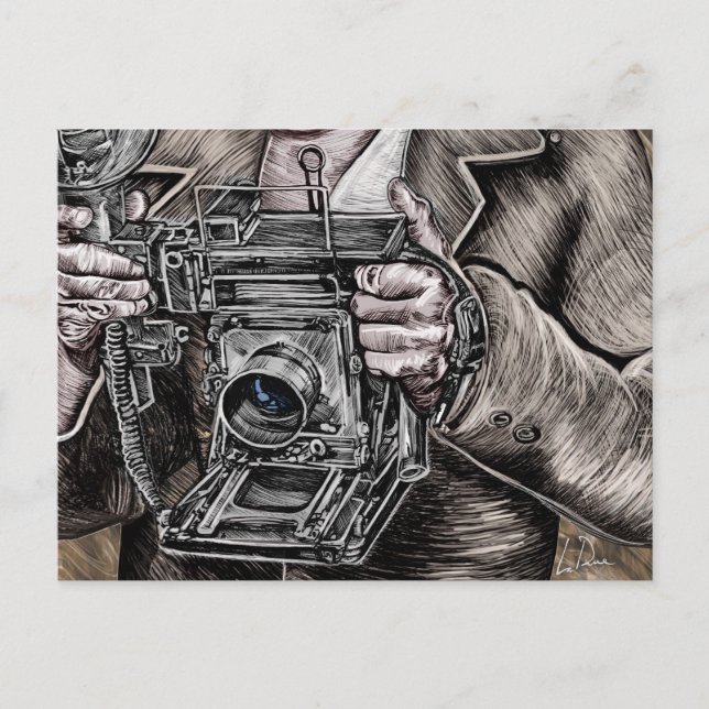 Die Kamera King Postkarte (Vorderseite)