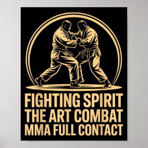 Die Kampfkunst Combat MMA Vollkontakt Karate Marti Poster