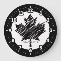 Die kanadische Flagge schwarzer Ahornleaf personal