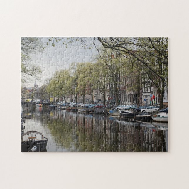 Die Kanäle von Amsterdam Puzzle (Horizontal)