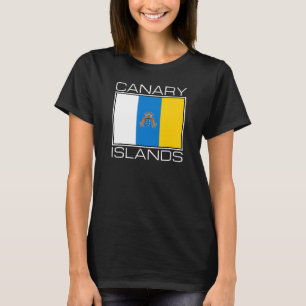 DIE KANARISCHEN INSELN FLAGEN DIE KANAREN MAKARONE T-Shirt
