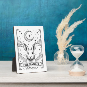 Die Kaninchen   Mystische Mond-Tarotkarte Illustra Fotoplatte
