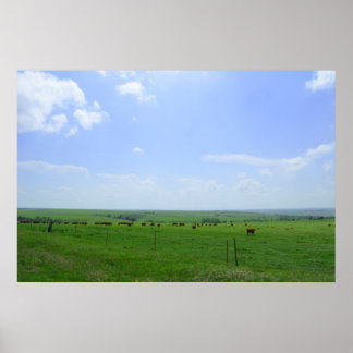 Die Kansas-Landschaft Poster