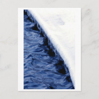 Die Kante des Flusses Postkarte