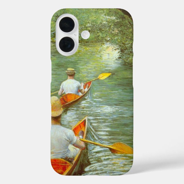 Die Kanus, Perissoires von Gustave Caillebotte Case-Mate iPhone Hülle (Rückseite)