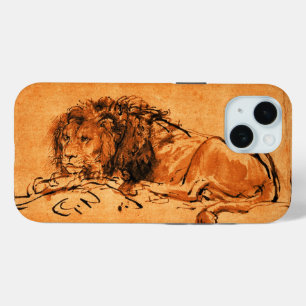 DIE KAP-LÖSUNG NACH UNTEN, Orange, Schwarz iPhone 15 Hülle