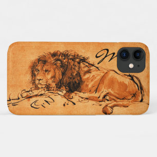 DIE KAP-LÖSUNG NACH UNTEN, Orange, Schwarzes Monog Case-Mate iPhone Hülle